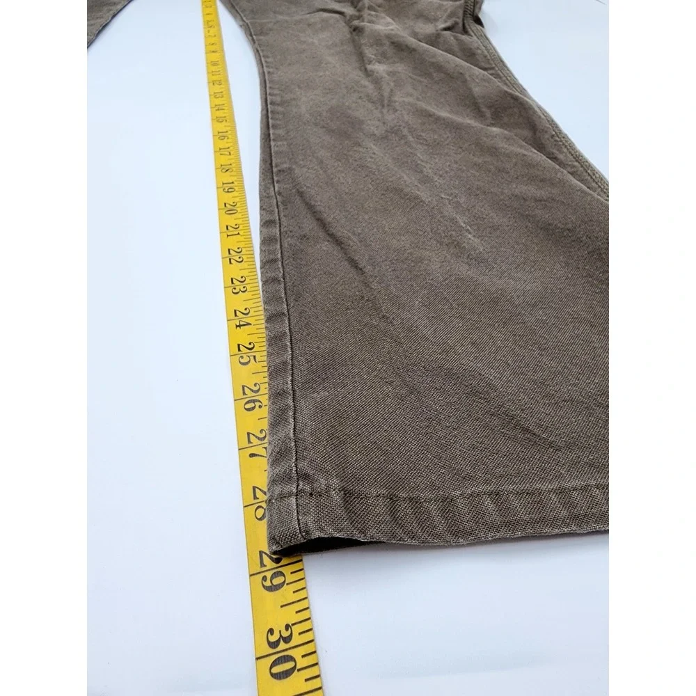 Mens Y2K Dickies Tan Khaki Brown Canvas Carpenter Work Pants Size 40x30 - Picture 15 of 16